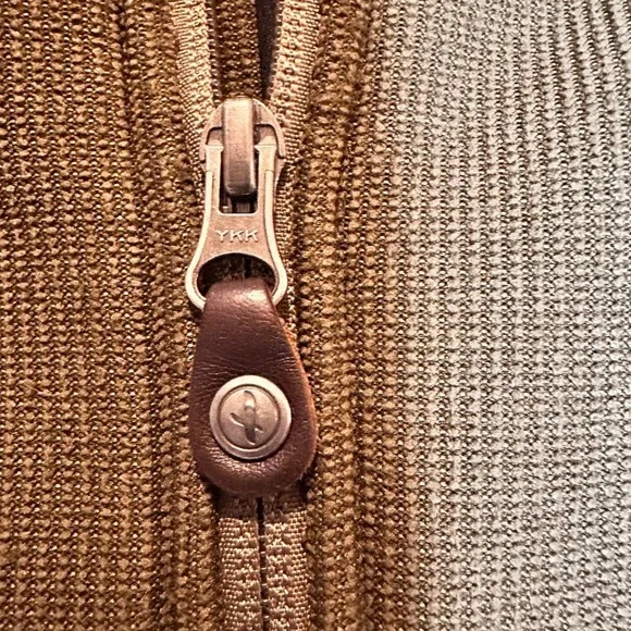 Aigle Olive Green Softshell Fleece-Lined Hooded Jacket Outdoor Zip-Up Men's XXL - Picture 5 of 8